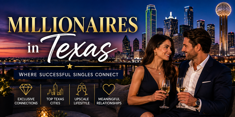 Rub Shoulders With Millionaires in Texas: Where Successful Singles Connect