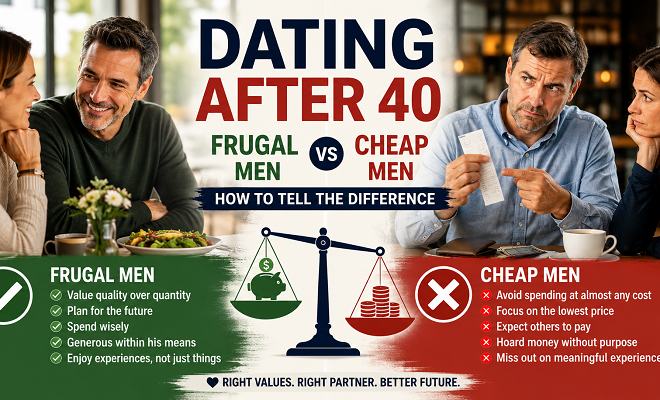 Dating After 40: Frugal vs. Cheap Men — How to Tell the Difference