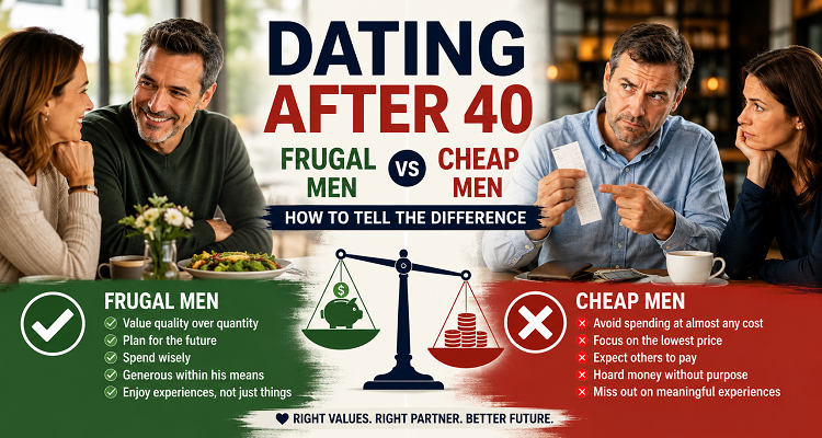 Dating After 40: Frugal vs. Cheap Men — How to Tell the Difference